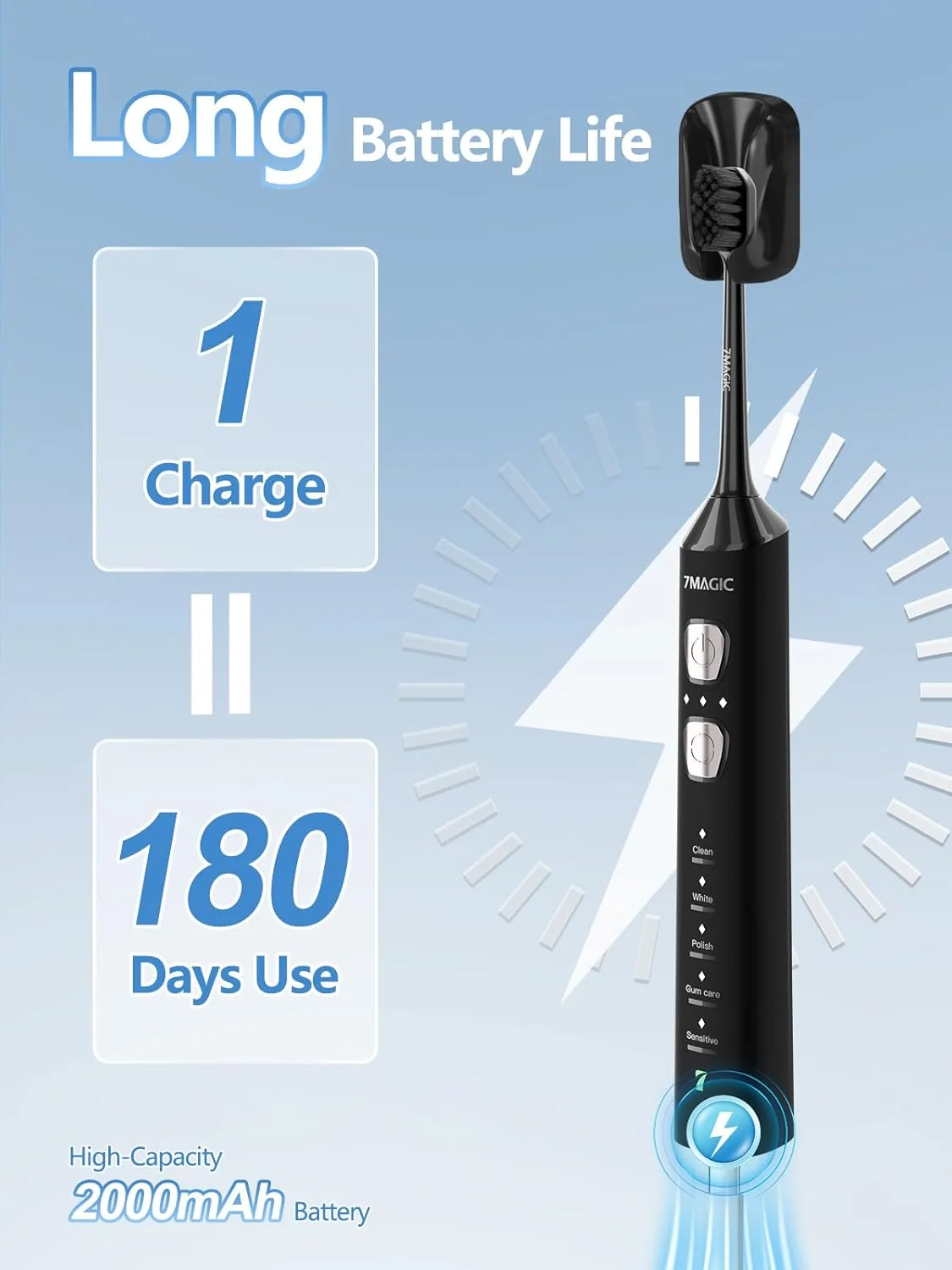 7MAGIC Sonic Electric Toothbrush