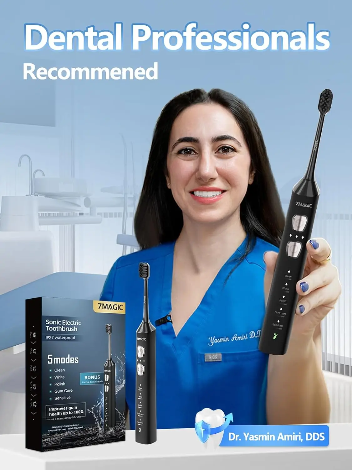7MAGIC Sonic Electric Toothbrush