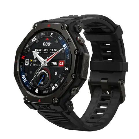 Amazfit T-Rex 3 Pro 48mm (Sapphire AMOLED, Tactical Black)