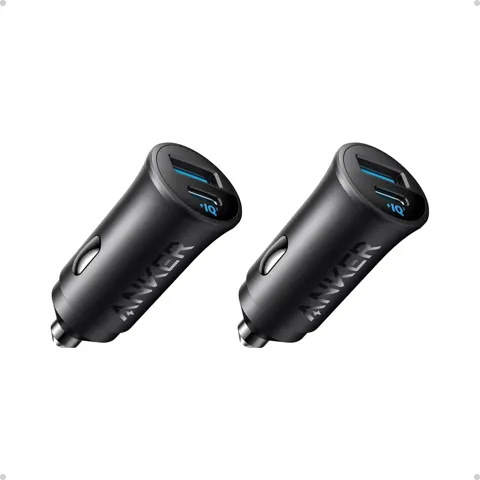 Anker 30W 2-Port PowerIQ 3.0 USB C iPhone Car Charger