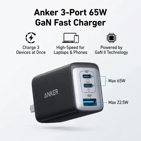 Anker 735 Charger (GaNPrime 67W)