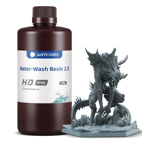 ANYCUBIC Water Washable Resin 2.0 8K
