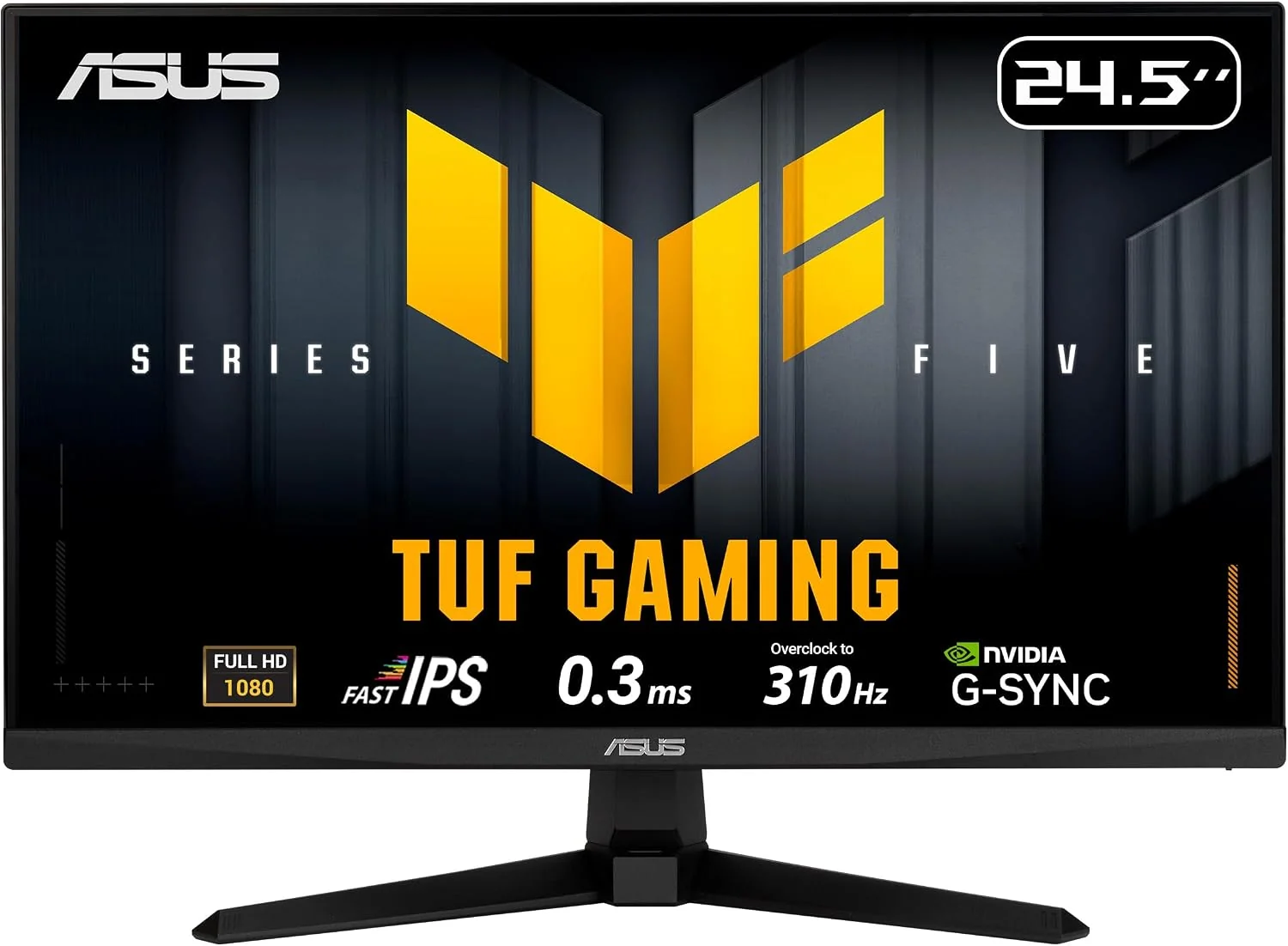 ASUS TUF Gaming VG259QMR5A 25 Inch 1080p 310Hz G-SYNC Gaming Monitor