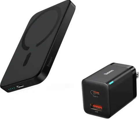 Baseus Wireless Portable Charger & 30W Dual Port