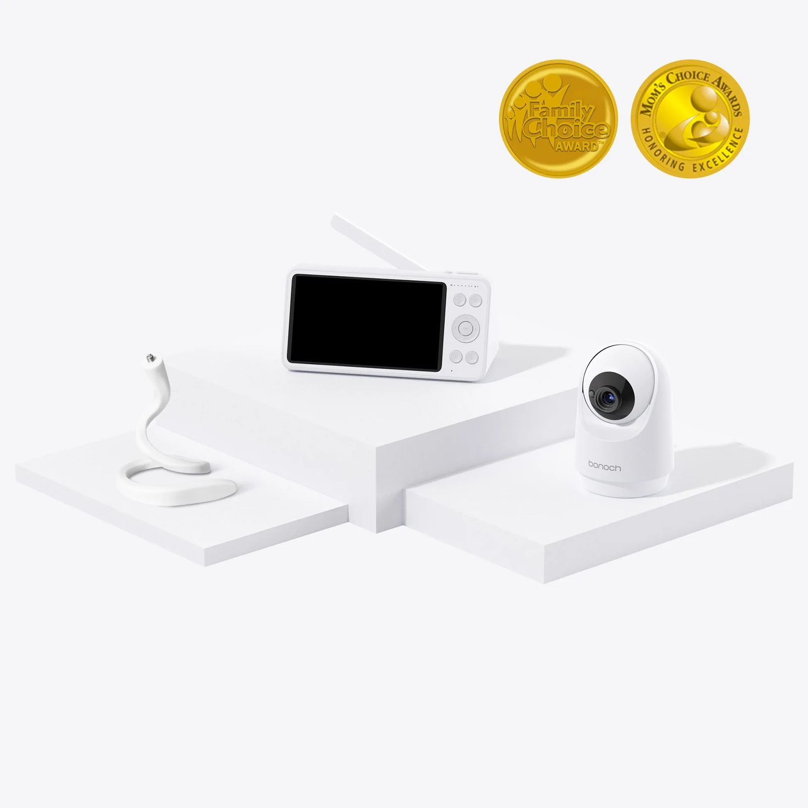 bonoch Baby Monitor Pro 5.5" 1440p with 2 Cameras