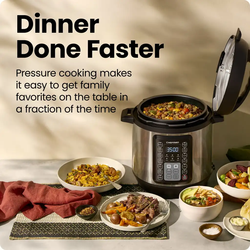 Chefman 6-Quart 13-in-1 Multicooker (RJ40-6-V3)
