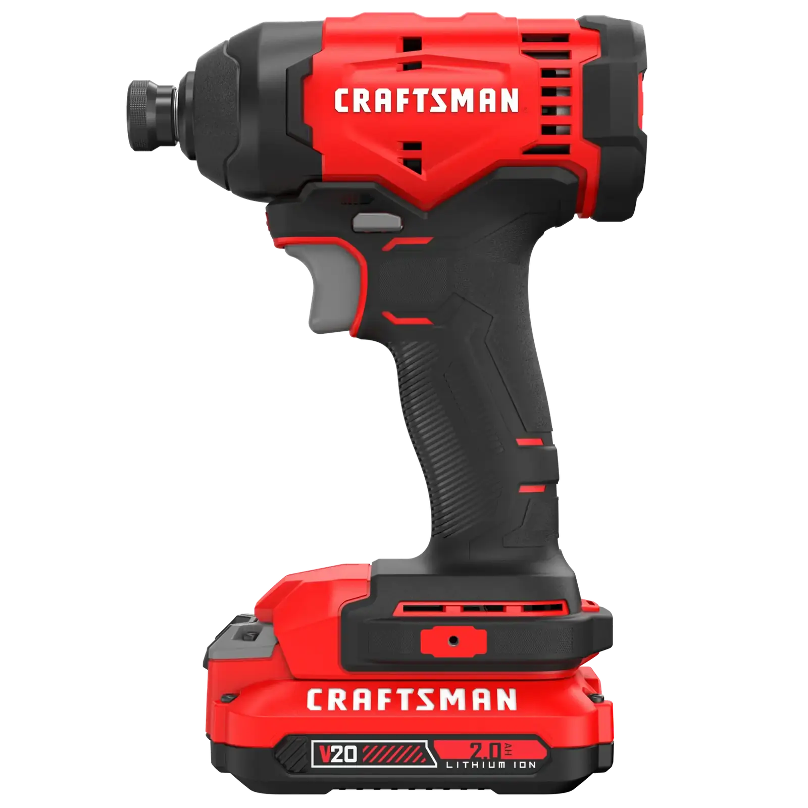 CRAFTSMAN Cordless 1/4 Impact Driver with 2 Ah Lithium Ion Battery