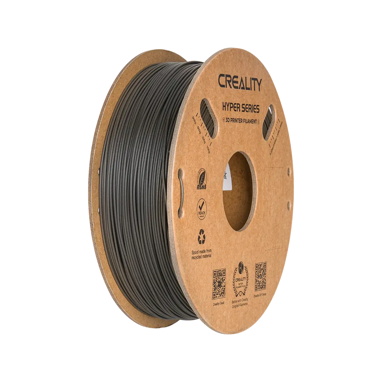 Creality Hyper Series PLA Carbon Fibre 3D Printing Filament 1kg - Greyish Yellow