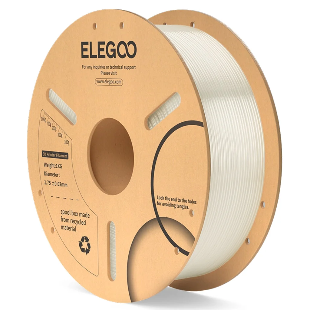 ELEGOO PLA 3D Printer Filament 1.75mm Translucent 1KG