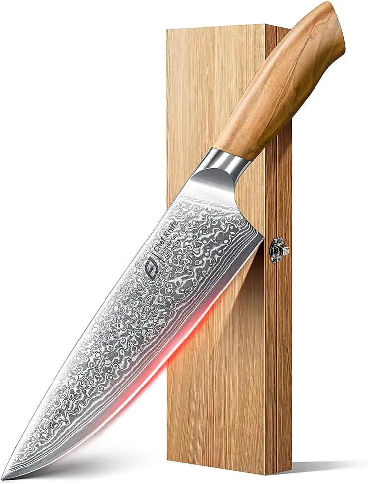 Emojoy 8-Inch Damascus Chef Knife
