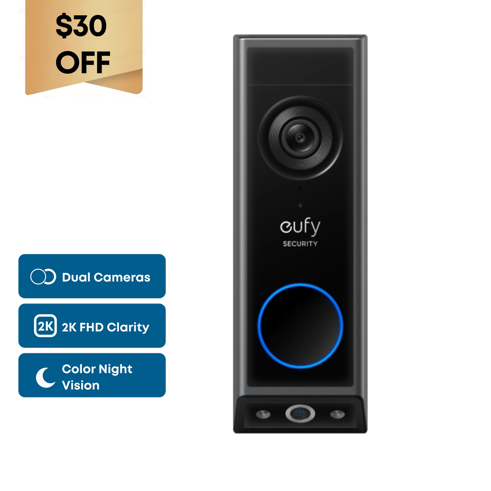 eufy Security Video Doorbell E340 with Chime and Smart