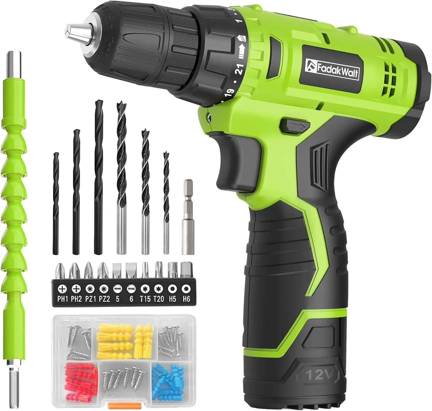 FADAKWALT Cordless Drill Set