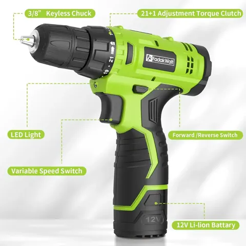 FADAKWALT Cordless Drill Set