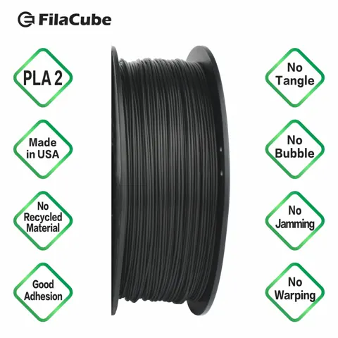 FilaCube PLA 2 1.75mm Black