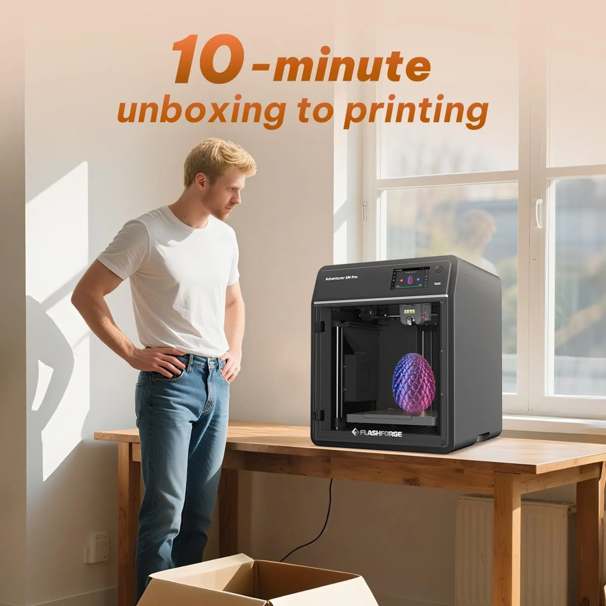 FlashForge Adventurer 5M Pro Enclosed 3D Printer