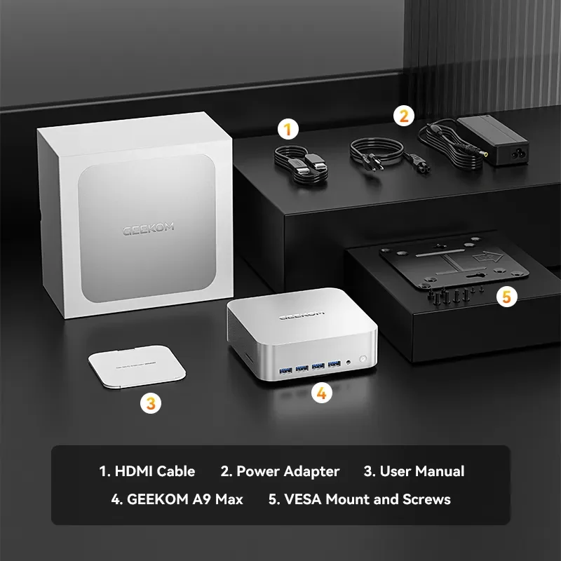 GEEKOM A9 Max 2026 Edition (Ryzen AI 9 HX 370, 32GB/2TB)