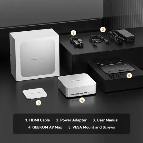 GEEKOM A9 Max Edition (Ryzen AI 9 HX 370, 32GB/2TB)