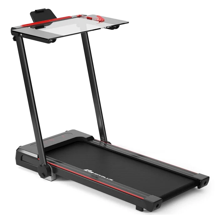 Goplus 3-in-1 Treadmill with Large Desk