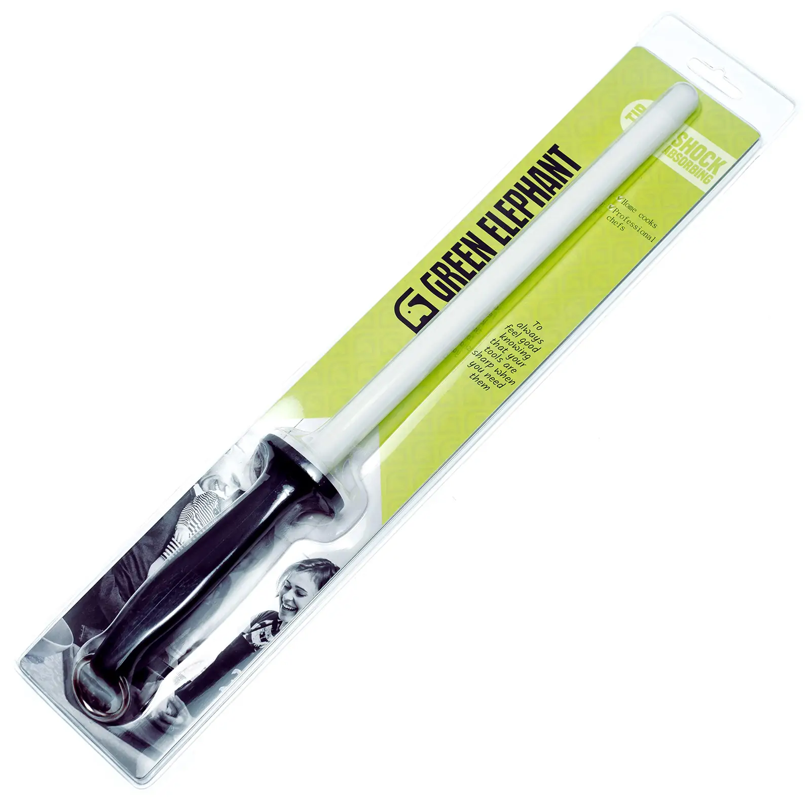 Green Elephant Ceramic Honing Rod