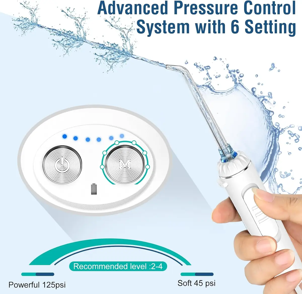 H2ofloss Water Dental Flosser Pick