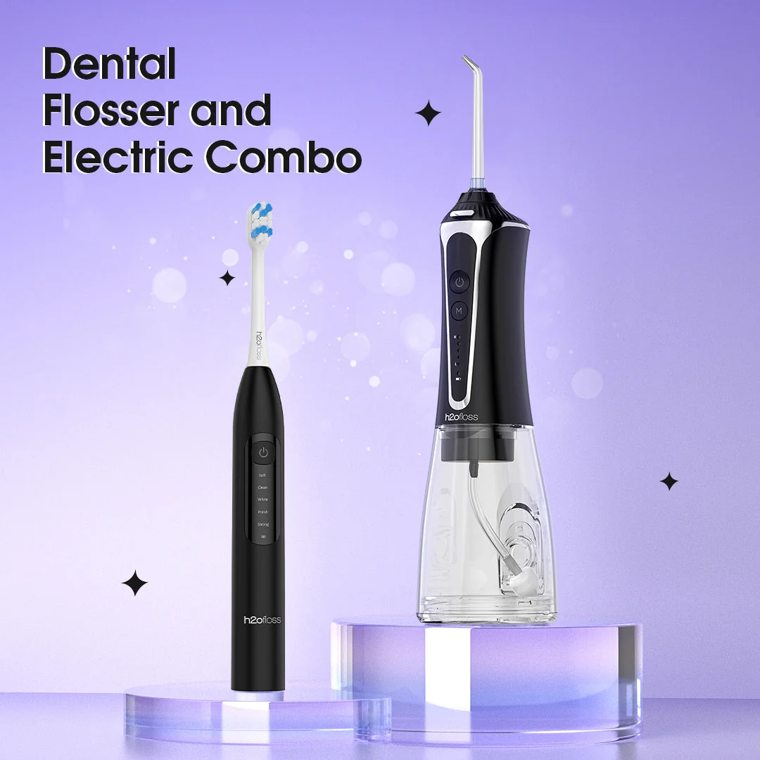 H2ofloss Water Dental Flosser & Sonic Electric