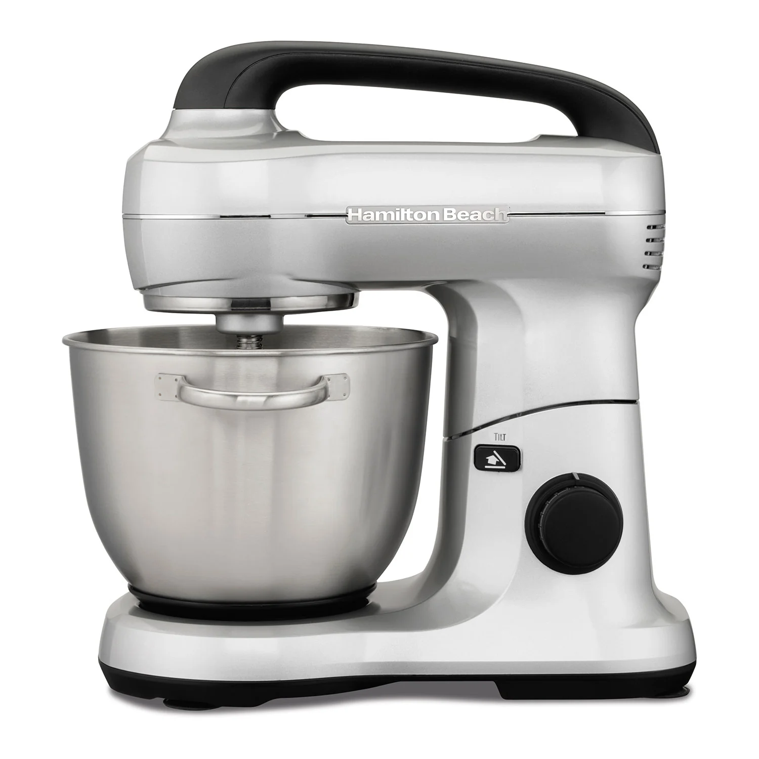 Hamilton Beach 7-Speed Stand Mixer, 4 Quart, Silver (63392)