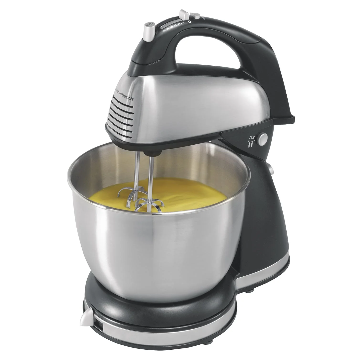 Hamilton Beach Classic Electric 4 Qt Stand Mixer & Hand Mixer With 6 Speeds