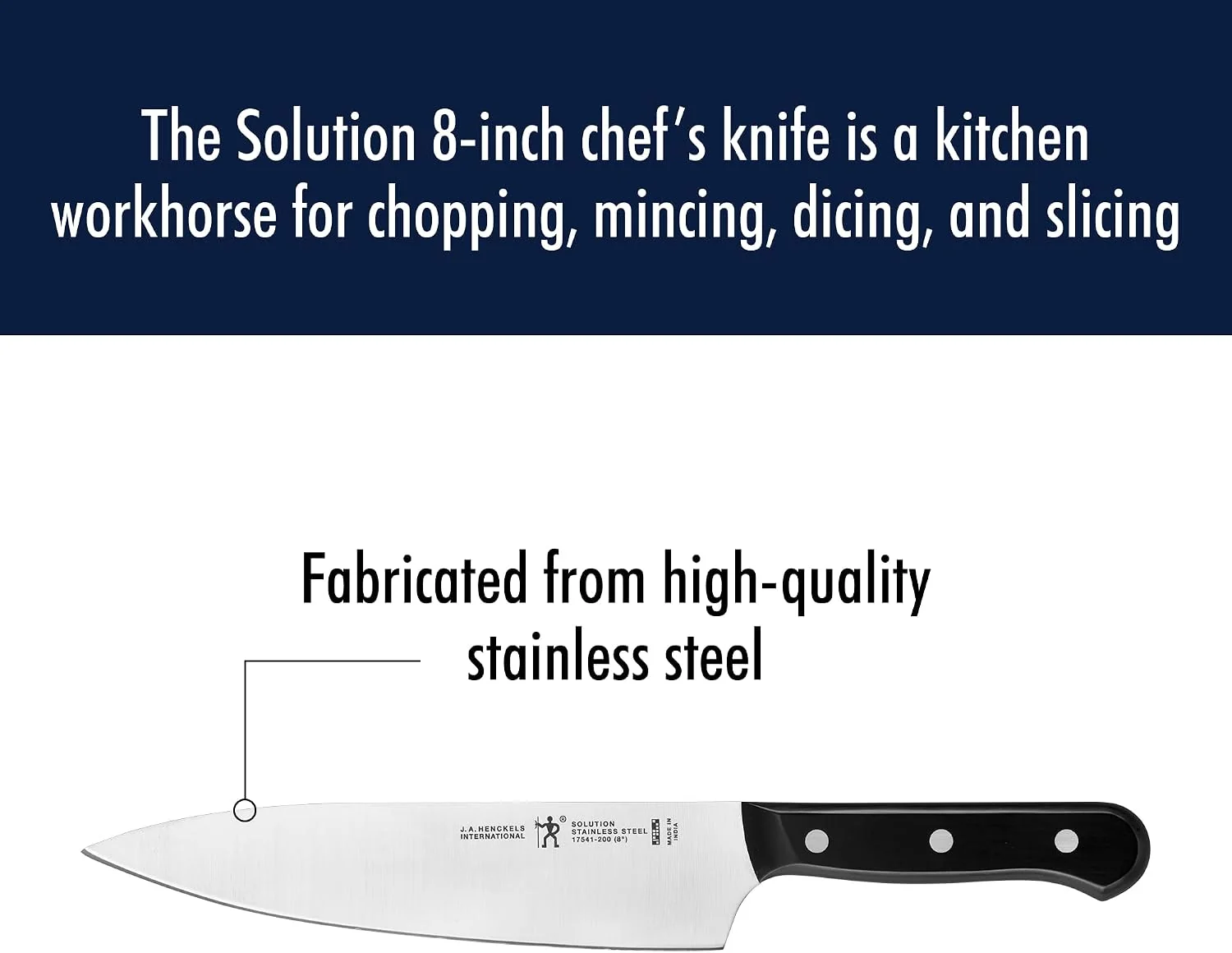 HENCKELS Solution Razor-Sharp 8-inch Chef Knife