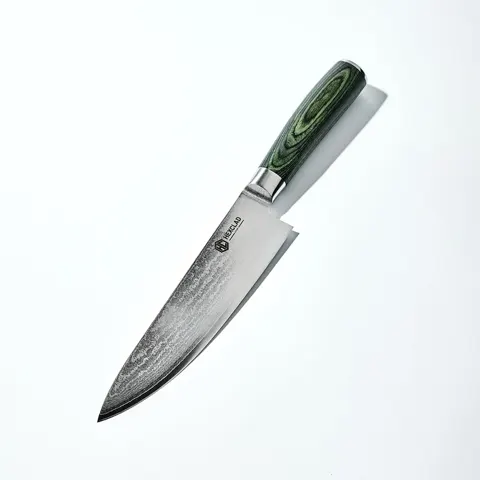 HexClad 8" Japanese Damascus Stainless Steel Chef Knife