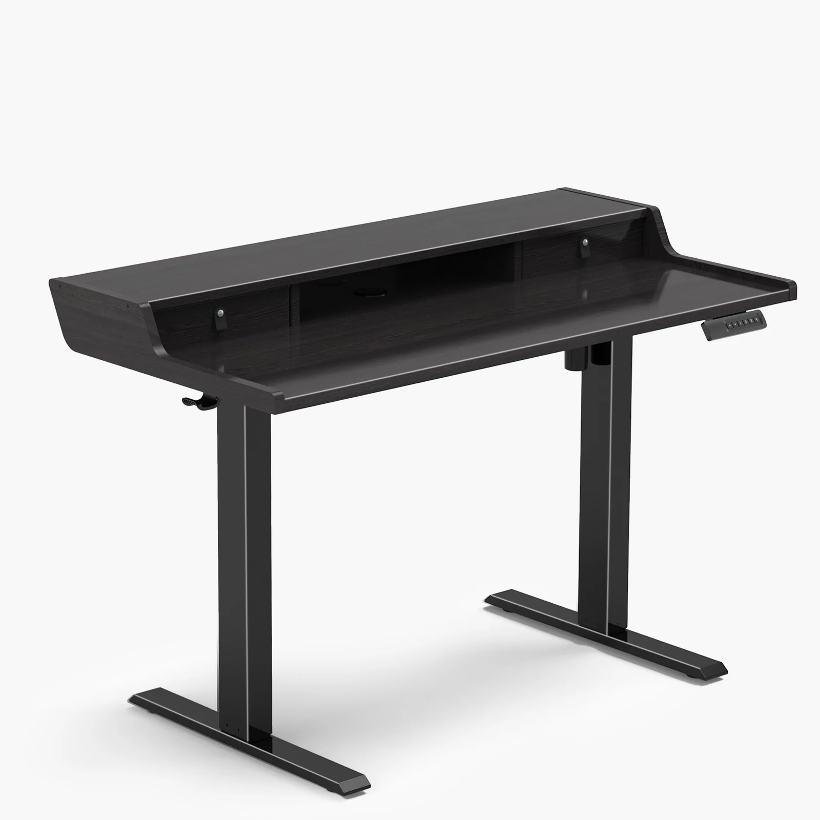 HUANUO 48″ x 24″ Electric Standing Desk with 2 Drawers