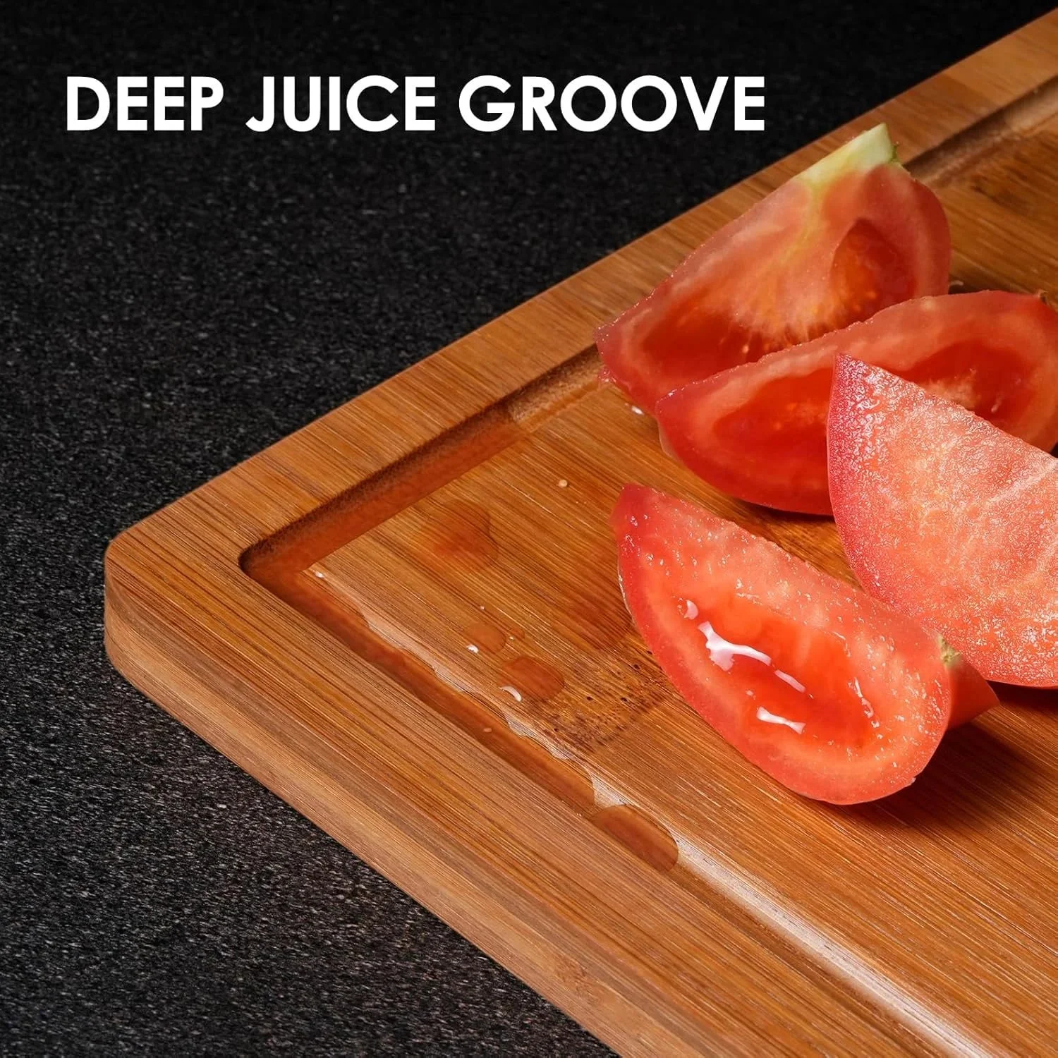 Kikcoin Extra Large Bamboo Cutting Board