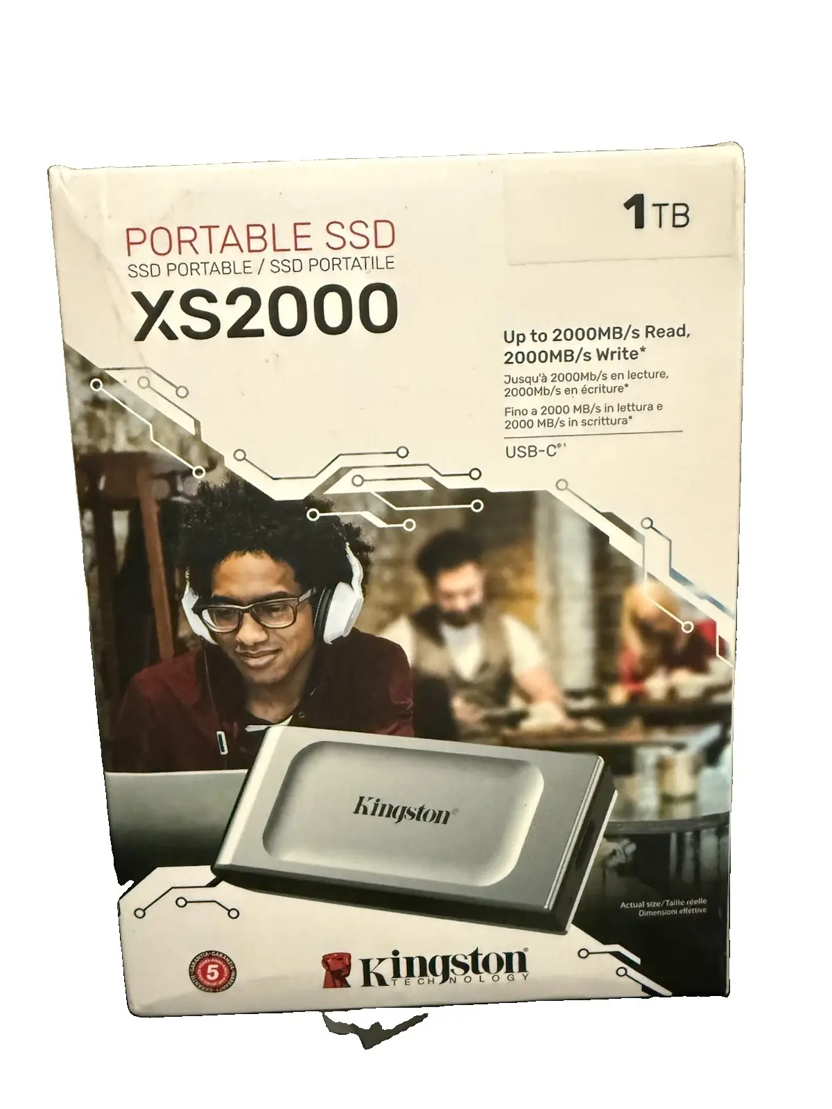 Kingston XS2000 1TB Portable SSD (SXS2000/1000G)