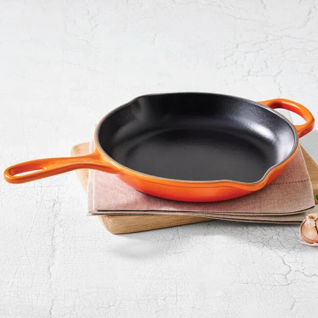 Le Creuset Enameled Cast-Iron 11-3/4-Inch Skillet with Iron Handle