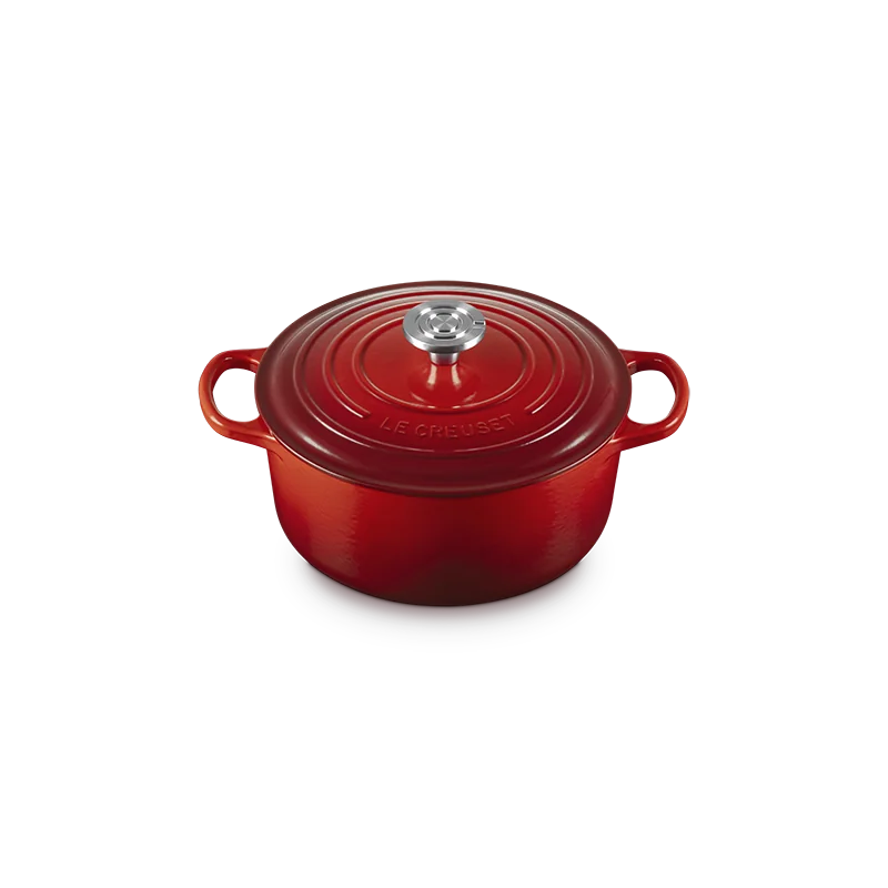 Le Creuset Enameled Cast Iron Round Dutch Oven, 4.5 qt., Cerise
