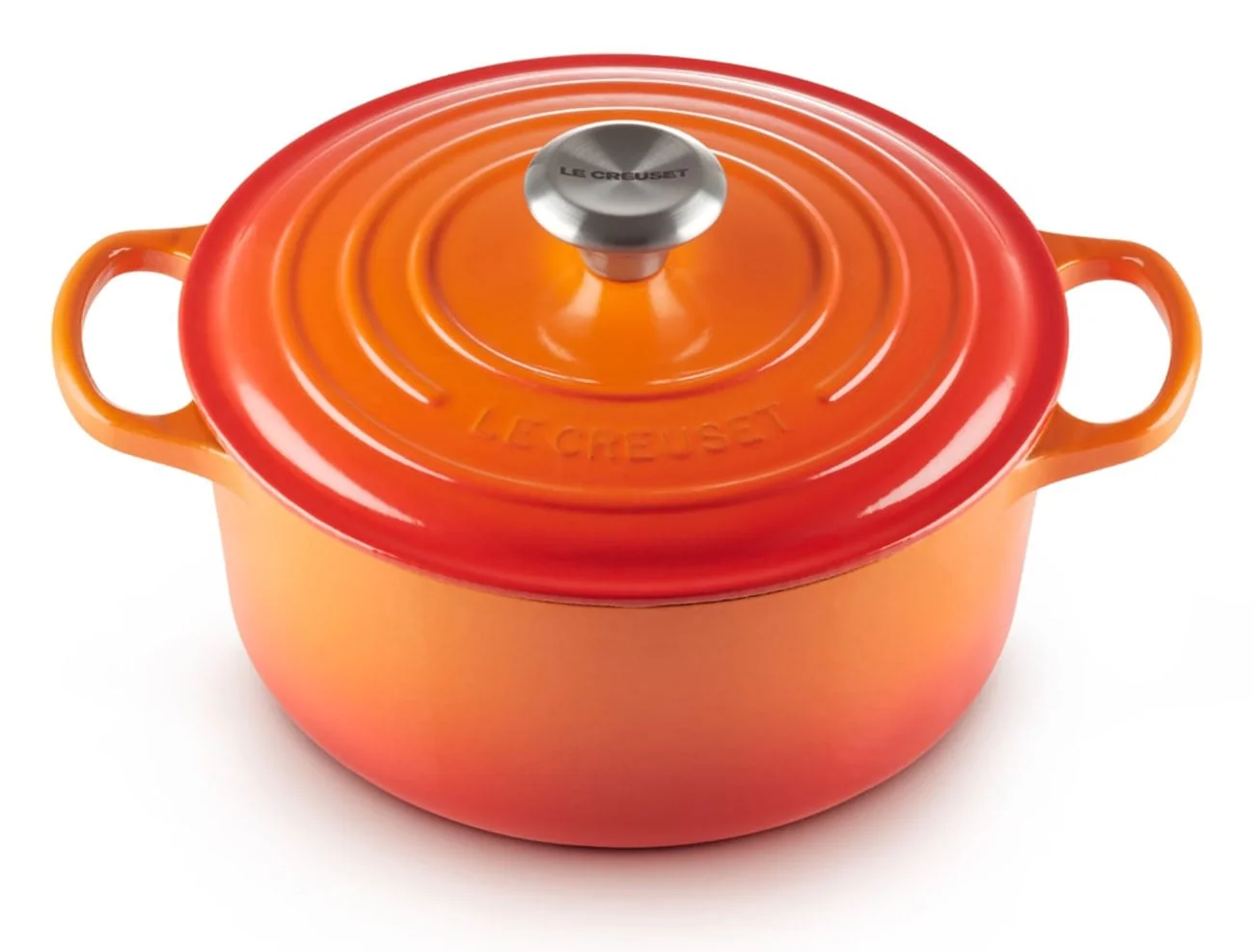 Le Creuset Enameled Cast Iron Round Dutch Oven, 4.5 qt., Flame