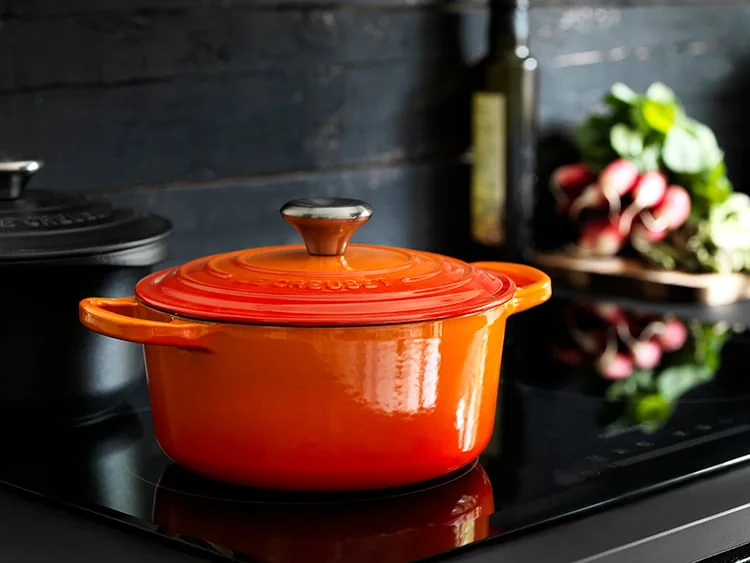 Le Creuset Enameled Cast Iron Round Dutch Oven, 4.5 qt., Flame