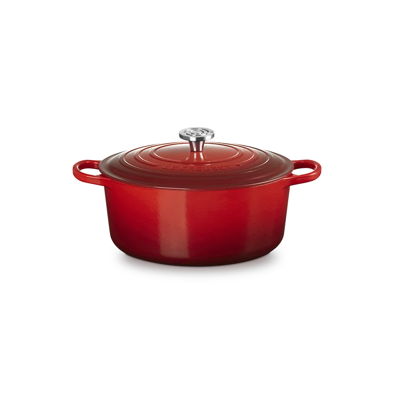 Le Creuset Enameled Cast Iron Round Dutch Oven, 9 qt., Cerise
