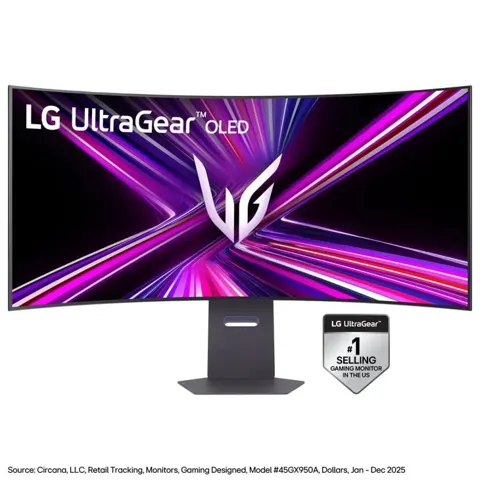 LG UltraGear 45GX950A-B 45-Inch OLED Monitor