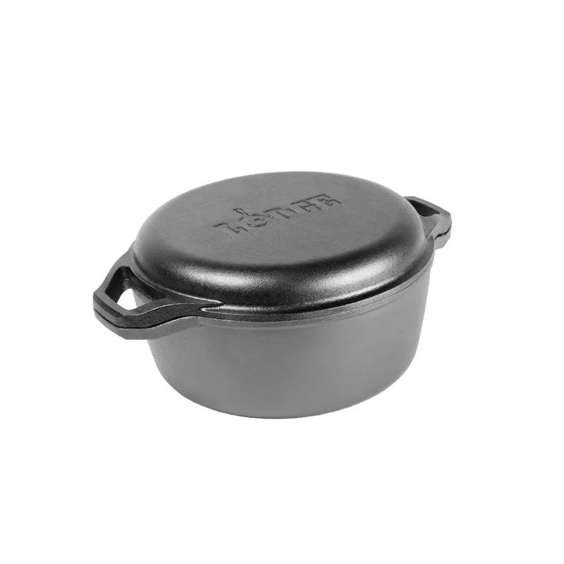 Lodge Chef Collection 6 Quart Pre-Seasoned Cast Iron Dutch Oven