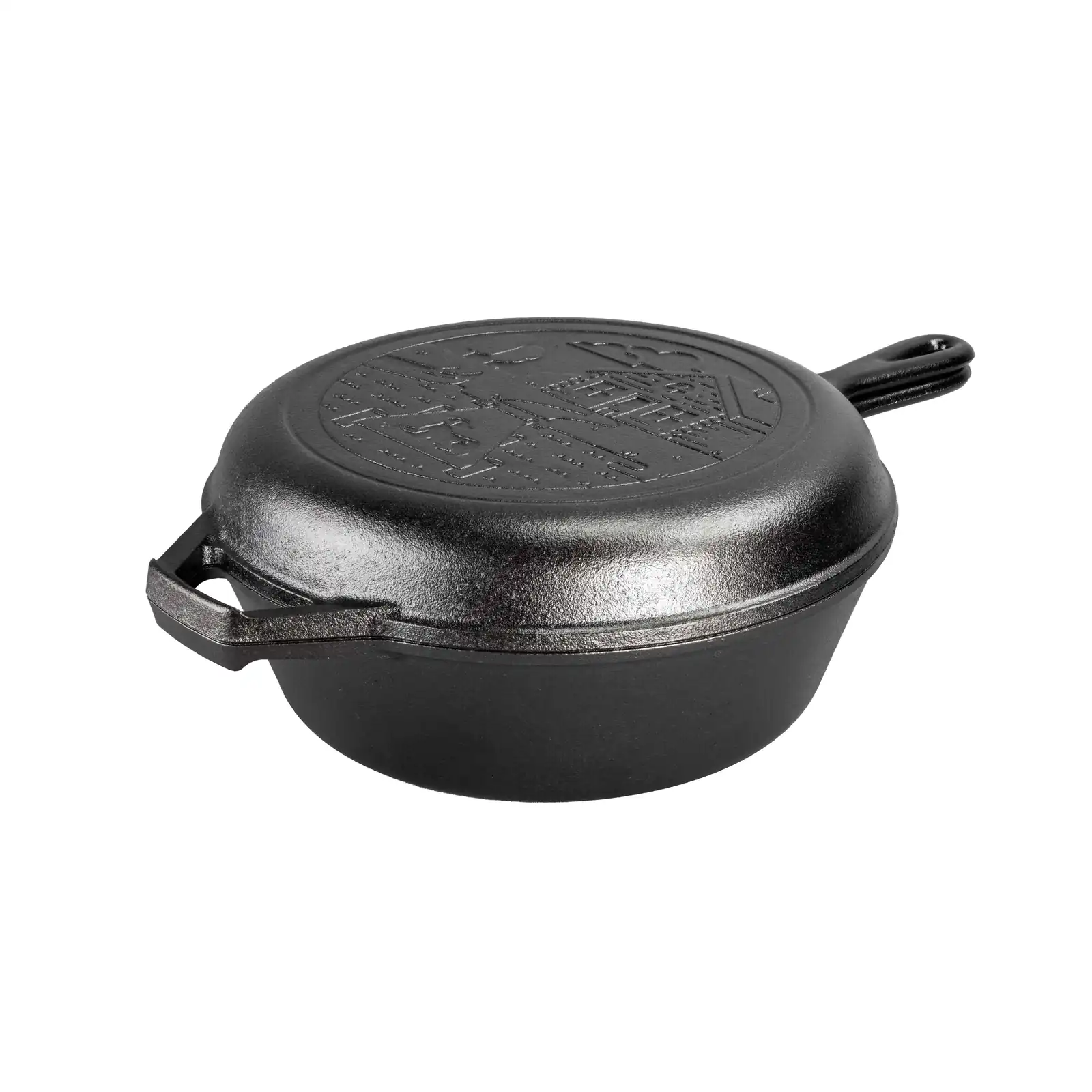 Lodge Wanderlust Series Cast Iron Combo Cooker, 3.2 Quart