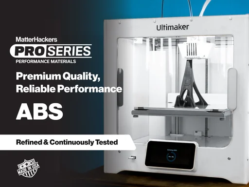 MatterHackers White PRO Series ABS Filament 1.75mm