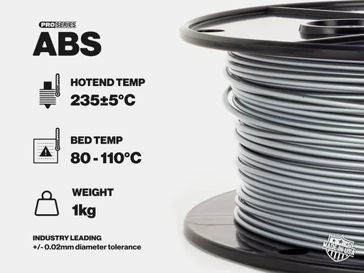MatterHackers White PRO Series ABS Filament 1.75mm
