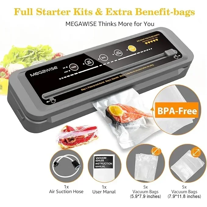 MegaWise 80kPa Vacuum Sealer