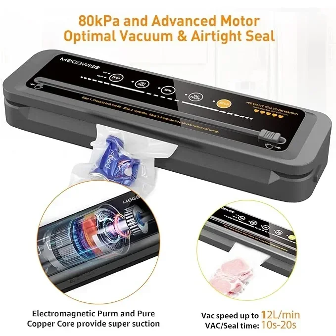 MegaWise 80kPa Vacuum Sealer