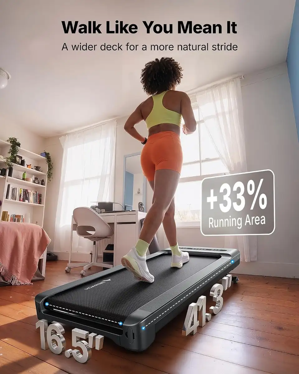MERACH UltraWalk W60 Walking Pad Treadmill with 12% Auto Incline