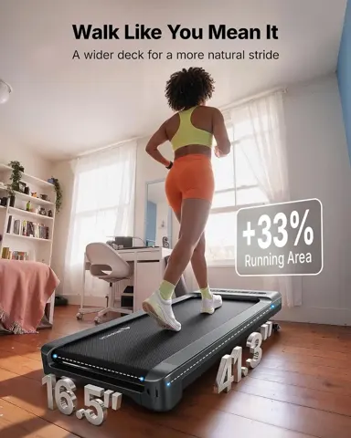 MERACH UltraWalk W60 Walking Pad Treadmill with 12% Auto Incline