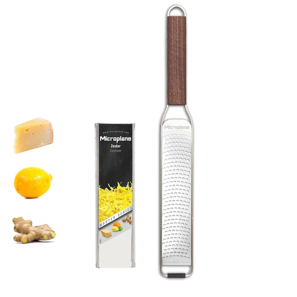 Microplane Master Series Wood Handle Stainless Steel