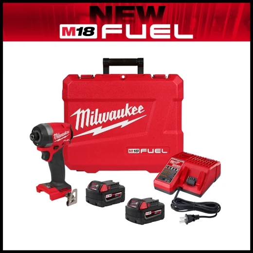 Milwaukee 2953-22 M18 FUEL 1/4 in. Hex Impact Driver Kit