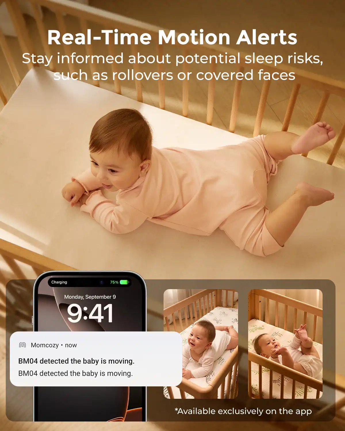 Momcozy BM04 5-Inch Dual-Mode Smart Baby Monitor