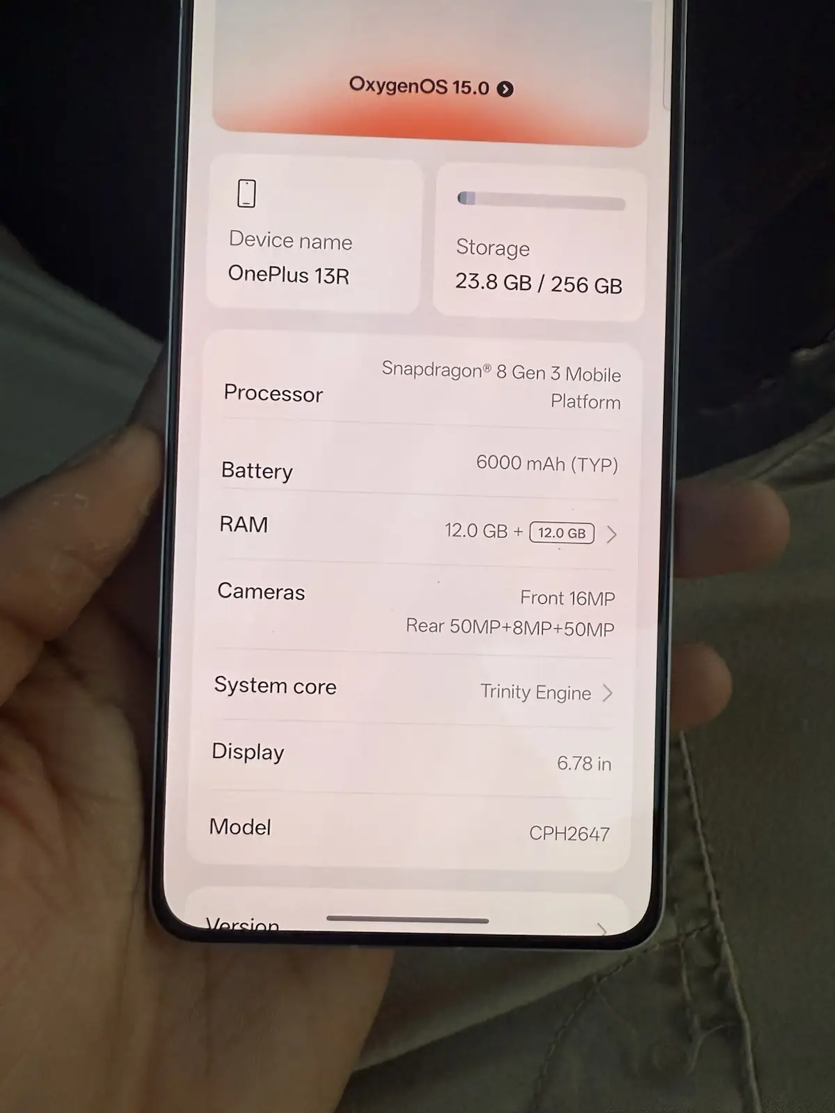 OnePlus 13R Smartphone